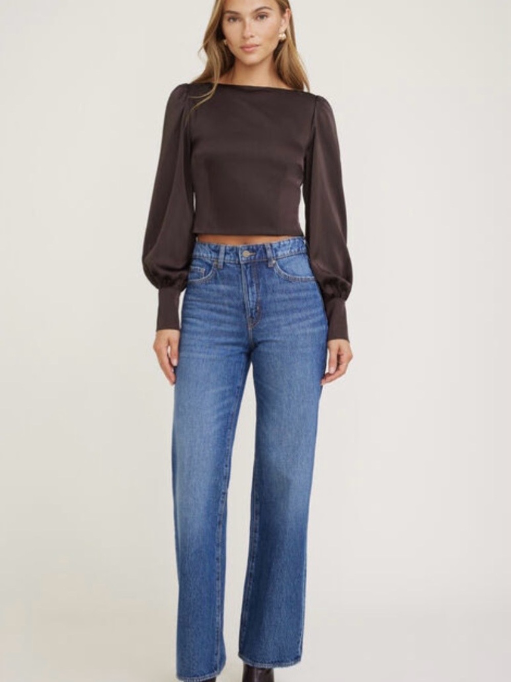 Dynamite Heidi Mid Blue Straight Leg Jeans